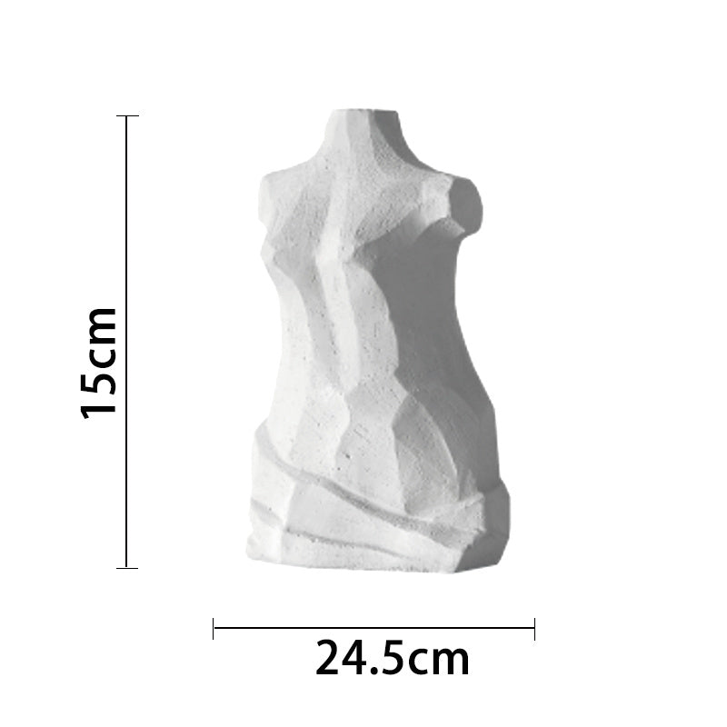 Original plaster sculpture of human body