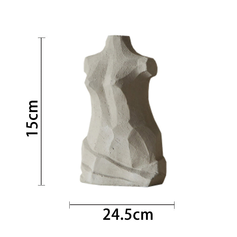 Original plaster sculpture of human body