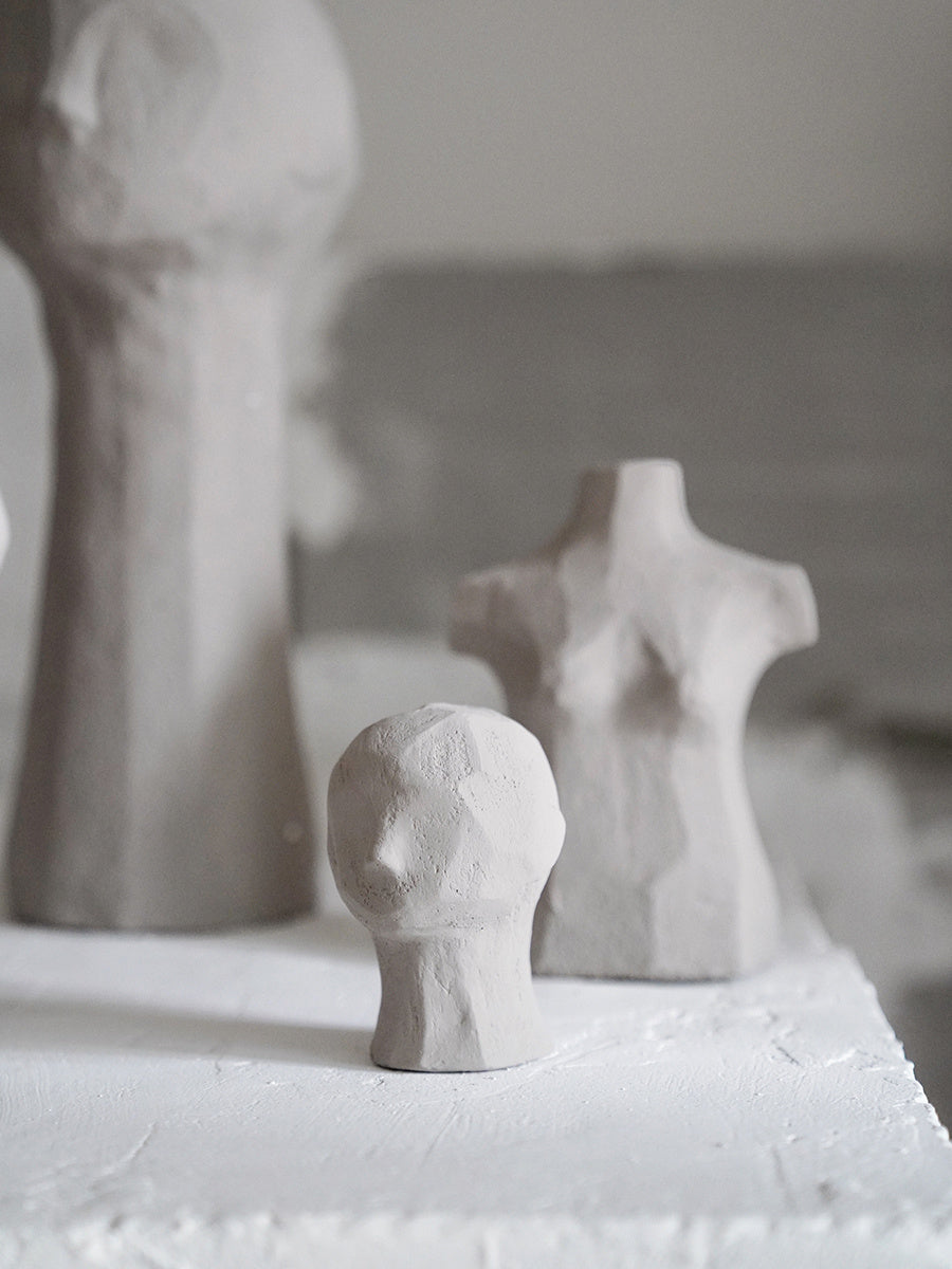 Original plaster sculpture of human body