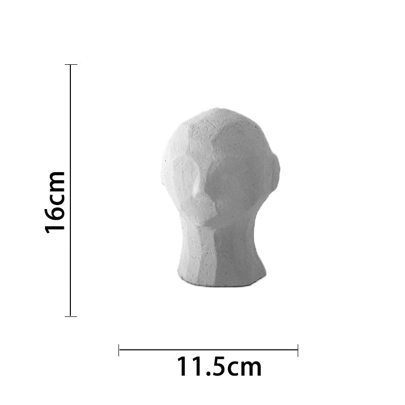 Original plaster sculpture of human body