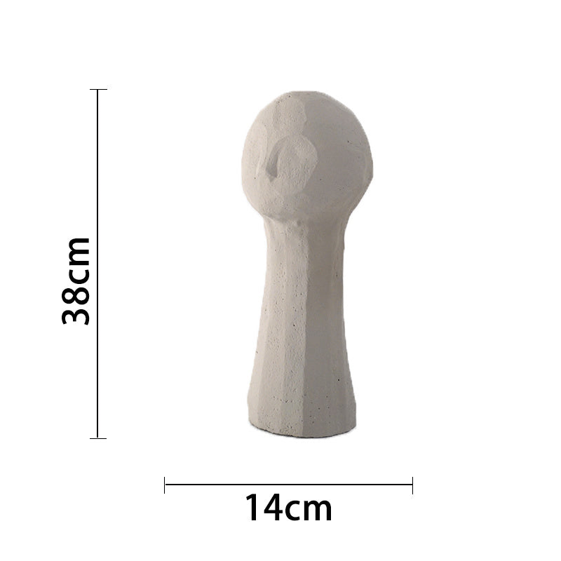 Original plaster sculpture of human body