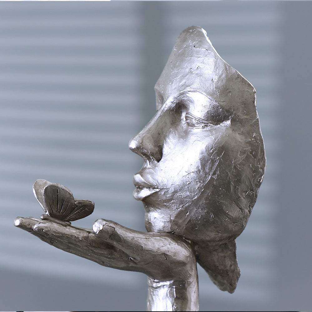 Nordic Simple Face Mask Butterfly Sculpture