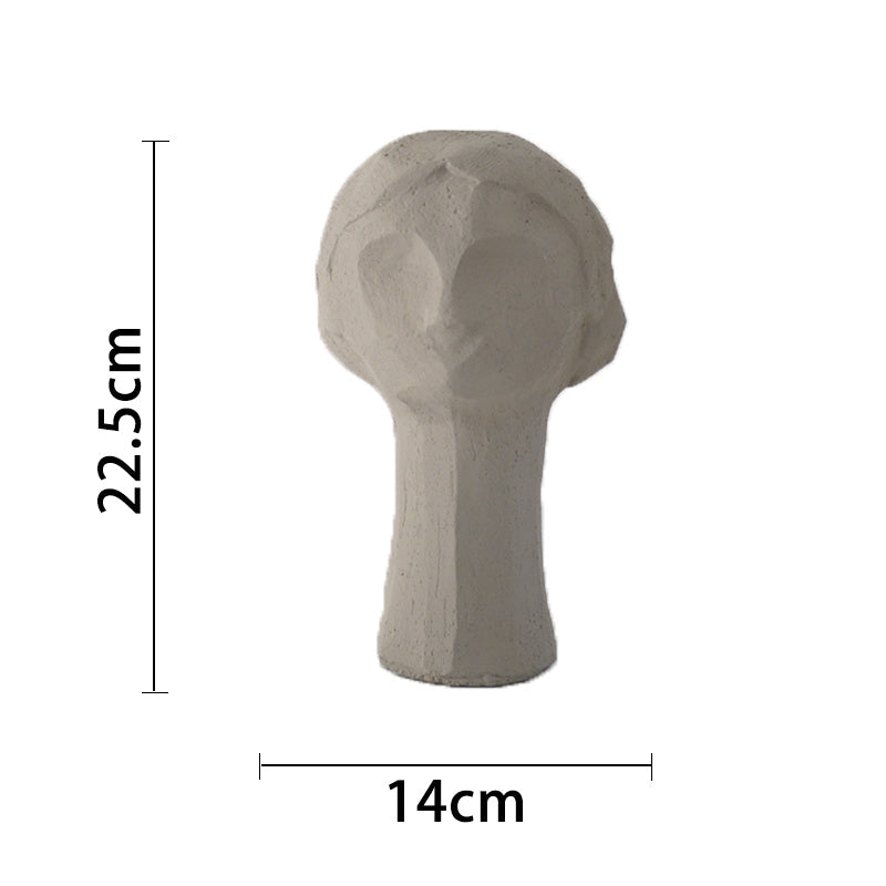 Original plaster sculpture of human body