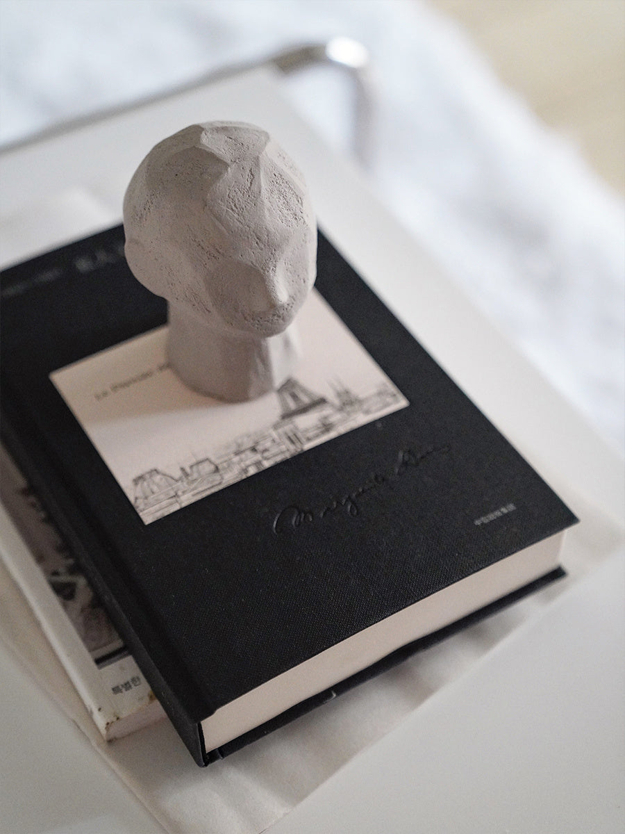 Original plaster sculpture of human body