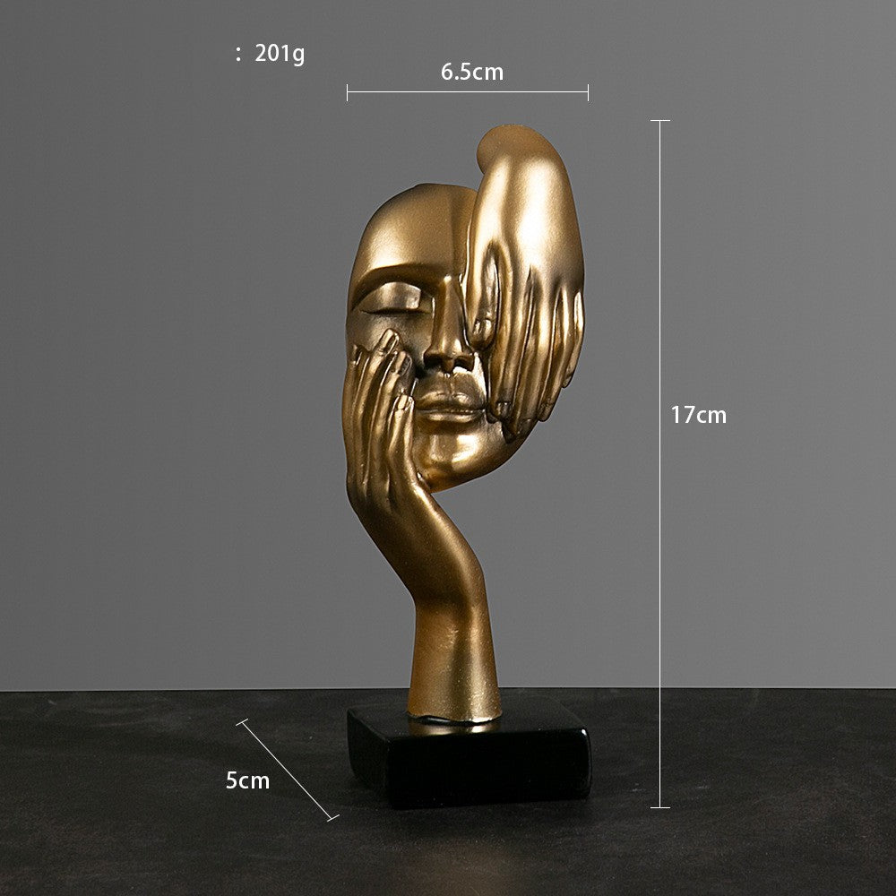 Simple Abstract Sculpture European Style Handicraft Ornaments