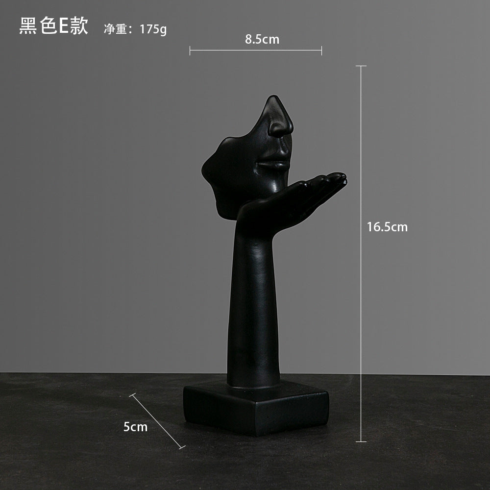 Simple Abstract Sculpture European Style Handicraft Ornaments