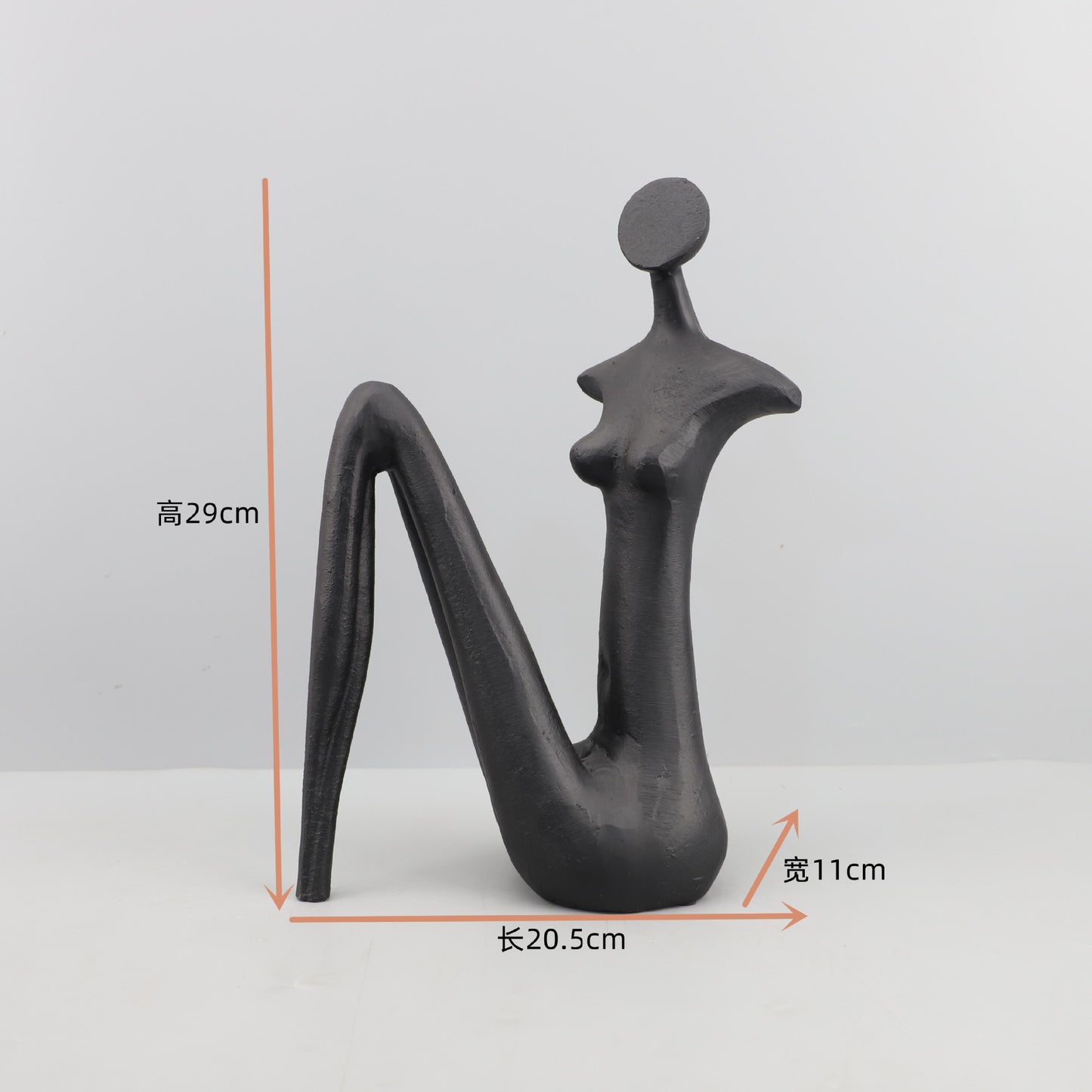 Metal Marble Abstract Character Sculptured Ornaments